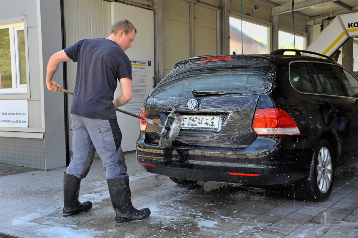 Textil-Autowäsche mit Vorwäsche in Hünfeld – Kochwäsche